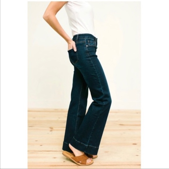 Omicoco Button Fly Dark Wash Jeans - Size 9 - Picture 7 of 8